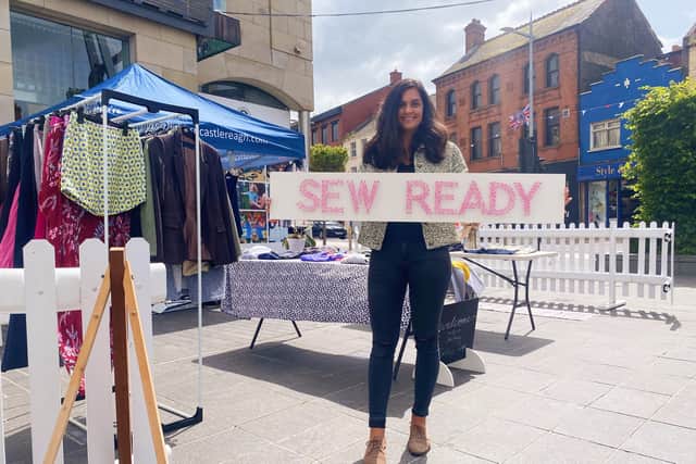 New social enterprise Sew Ready launched by Sarah Hoppe in Market Square