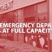 Antrim Area Hospital's Emergency Department is at full capacity.