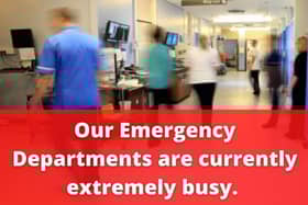 Emergency Departments at Craigavon Hospital and Daisy Hill in Newry are currently 'extremely busy'