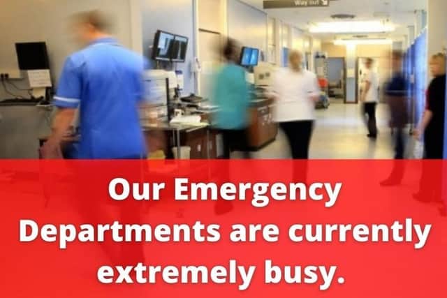 Emergency Departments at Craigavon Hospital and Daisy Hill in Newry are currently 'extremely busy'