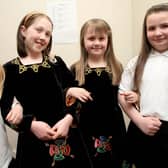 Pupils of Lir School of Irish Dancing pictured at the Festival held in Ballymoney in 2009