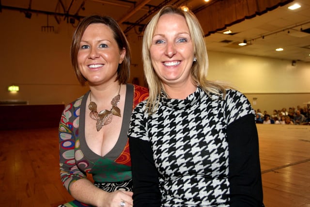 Bronagh and Eileen McGarry, organisers of the Lir School of Dancing Competiton in Ballycastle back in 2009