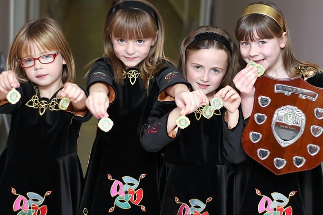 Junior prizewinners pictured at the Lir School of Irish Dancing Championships held at Sheskburn back in 2009