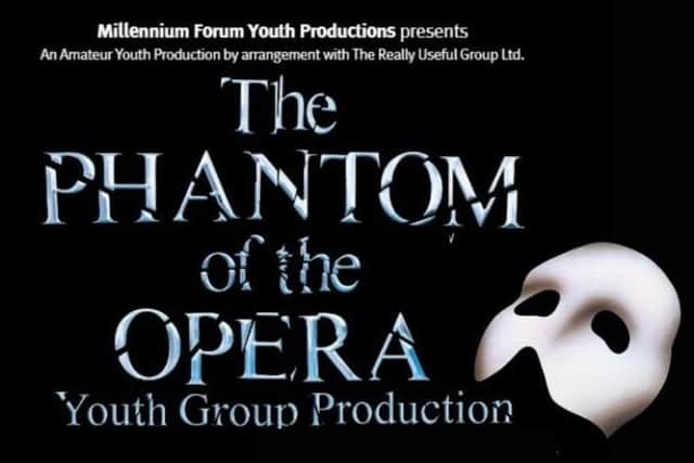 The youth production of The Phantom of the Opera runs at the Forum from August 3 - 6