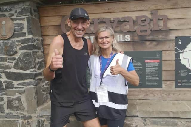 Ivan and Fiona Prue at Garvagh Forest Parkrun