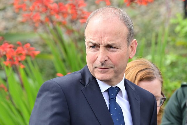 Taoiseach Micheál Martin attending the funeral. 
Picture by Colm Lenaghan/Pacemaker