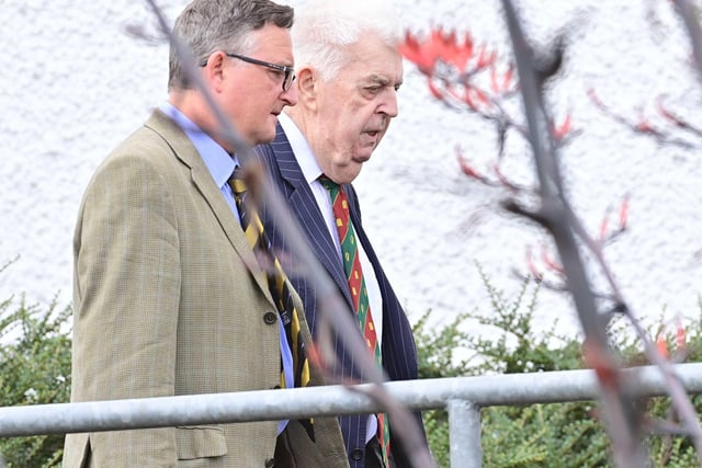John Taylor was among those who attended Lord Trimble's funeral, 
Picture by Colm Lenaghan/Pacemaker