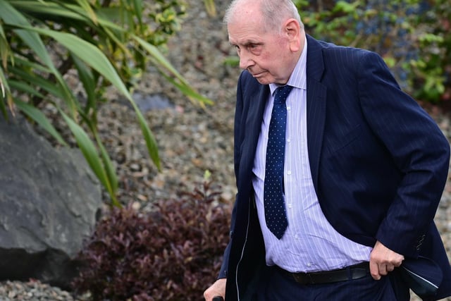 Joe Hendron attends the funeral.
Picture by Colm Lenaghan/Pacemaker