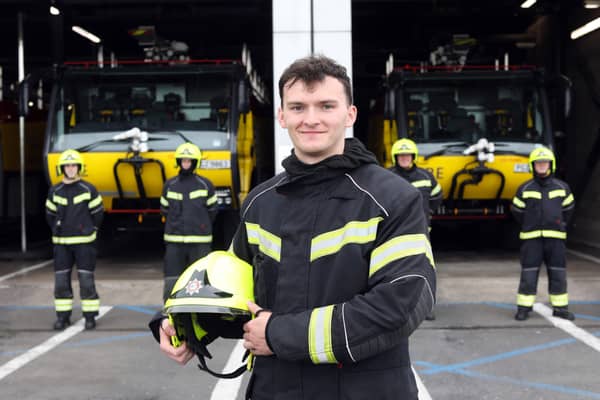Young Carrickfergus man, Jack Leathem, lands dream role as operational firefighter