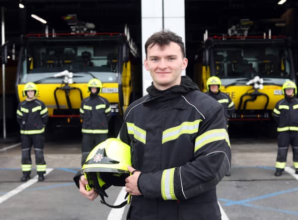 Young Carrickfergus man, Jack Leathem, lands dream role as operational firefighter