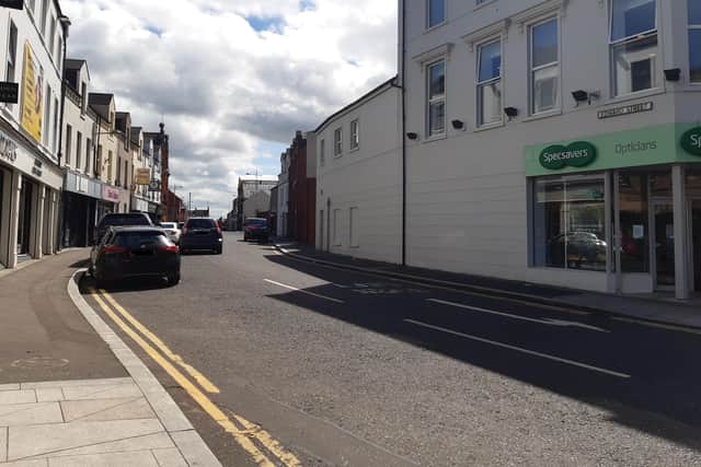 Those attempting to park in Edward Street in Portadown say they are finding it difficult due to the small size of the parking spaces.