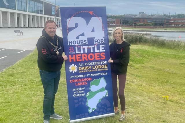 Upper Bann MP Carla Lockhart and Lord Mayor of Armagh City, Banbridge and Craigavon Paul Greenfield