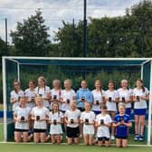 Portadown Ladies Hockey Club U13 squad recently competed in the U13 Regional tournament at Beeston Hockey Club in Nottingham. TEAM: Makyla Stevenson (C), Annabelle Davoust McCann, Beth Evans, Daisy Guy, Maisy Hannath, Poppy Hannath, Connie Lipsett, Kate Livingstone, Kayla Magowan, Elsie Mahood, Evie Mahood, Anna Owen, Leah Porter, Beth Robinson, Hannah Rodgers, Leah Roney.