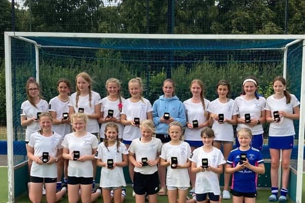 Portadown Ladies Hockey Club U13 squad recently competed in the U13 Regional tournament at Beeston Hockey Club in Nottingham. TEAM: Makyla Stevenson (C), Annabelle Davoust McCann, Beth Evans, Daisy Guy, Maisy Hannath, Poppy Hannath, Connie Lipsett, Kate Livingstone, Kayla Magowan, Elsie Mahood, Evie Mahood, Anna Owen, Leah Porter, Beth Robinson, Hannah Rodgers, Leah Roney.