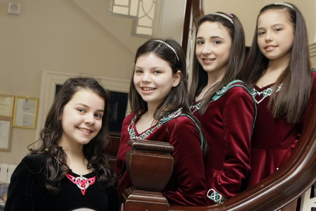 Pictured at the Ballymoney Dancing Festival in April 2008 are Sophie Hunter, (C.McD School of Dancing) Rachel Brown, Hannah McCubbin and Tatiana Makepeace, (all Dominic Graham)