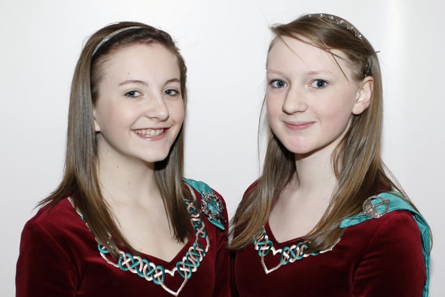 Nicole Lowe and Shauna Cooper of the Dominic Graham School pictured during the Coleraine Dancing Festival at Coleraine Town Hall in March 2010