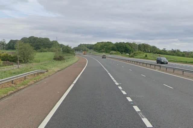 The A4 dual carriageway.  Picture: PSNI