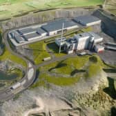 An artist's impression of the proposed waste treatment facility.