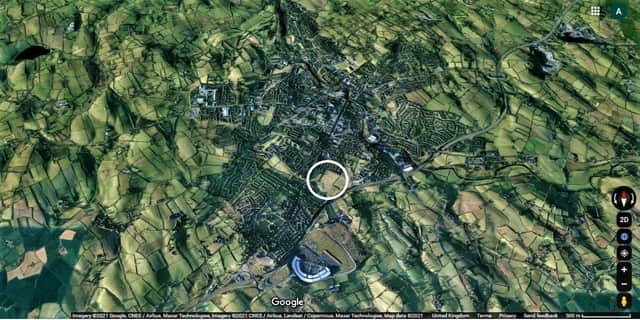 The site of the planned development