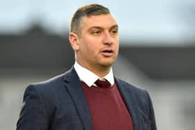 Portadown manager Matthew Tipton