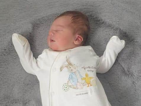 Lisburn couple Darren and Sarahlou Bradford's firstborn, William Andrew Bradford, was born on 4 April, which should have been their first year anniversary