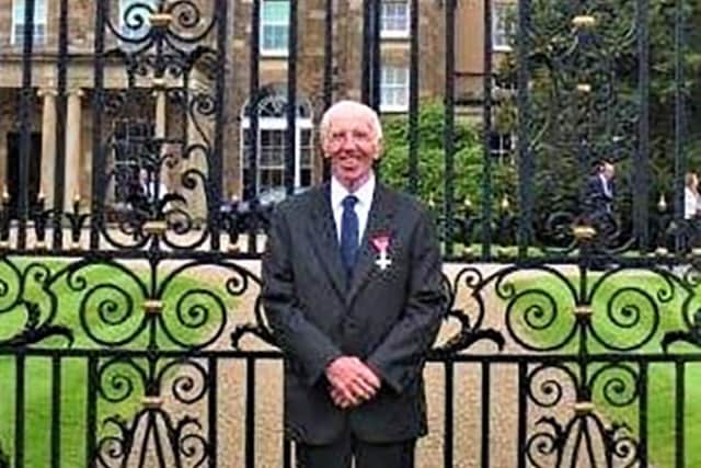Stanley Coulter received an MBE in 2016