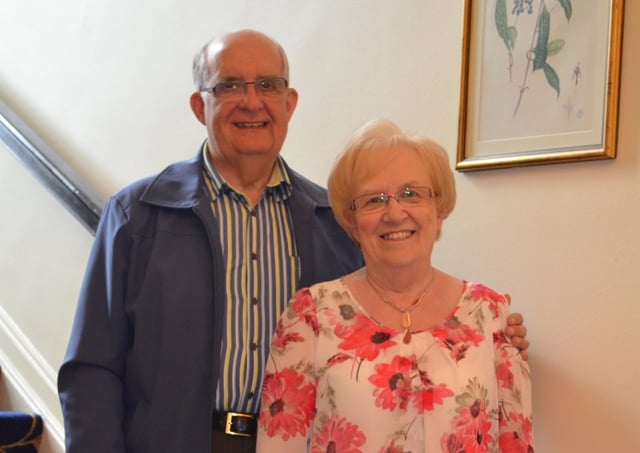Norman Christie with his wife Doreen