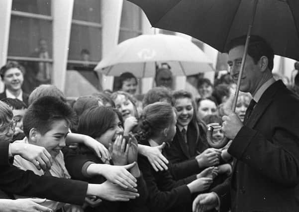 A Royal visit was a handy excuse for missing lessons at Deramore High School in March 1991 when Prince Charles paid a visit to Northern Ireland. Pictures: Trevor Dickson and Cecil McCausland/News Letter archives