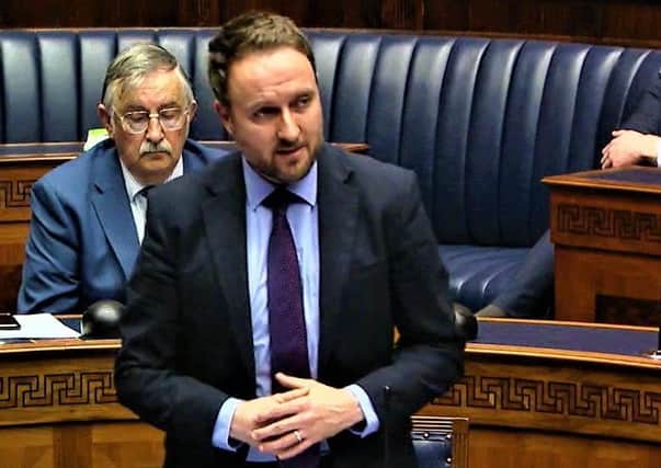 Chris Lyttle in the Assembly yesterday; what little information there was about wedding venues was brought to light thanks to his Assembly question