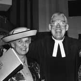 The Reverend Dr Ian Paisley with his wife Eileen, daughter Sharon and shy grand-daughter Lydia at the Free Presbyterian Church's 40th anniversary celebrations at the King's Hall in March 1991. Picture: News Letter archives