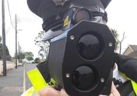 Police conducted speed checks outside a number of schools.