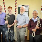 Bellringers pictured Hillsborough Parish Church in May 2010. Picture: Drew McWilliams/Banbridge Leader archives