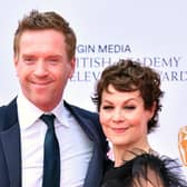 Helen McCrory and husband Damian Lewis - they were wed in 2007 and have a young son and daughter together.