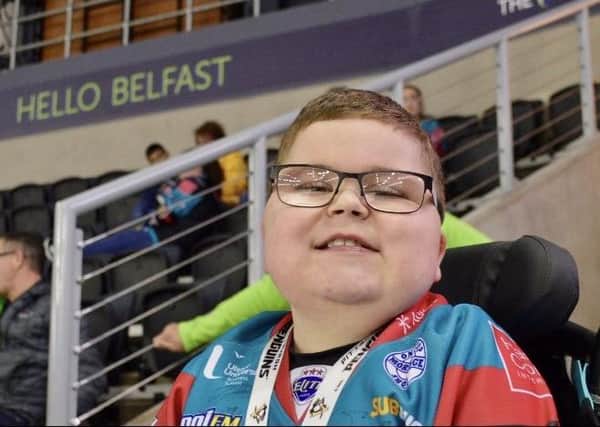 Ethan McClean is a huge fan of the Belfast Giants, whose coach Adam Keefe has kept in touch with the 12-year-old during lockdown