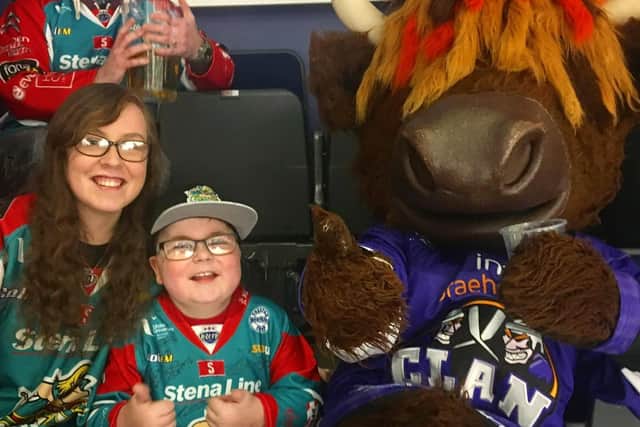 Amie and Ethan are familiar faces with ice hockey fans around the UK