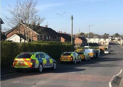 Searches carried out in Lurgan.
