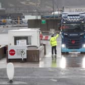 The decision to withdraw staff operating post-Brexit checks on goods arriving at the Larne port is being investigated by the Daera committee at Stormont. Picture: Stephen Davison/Pacemaker