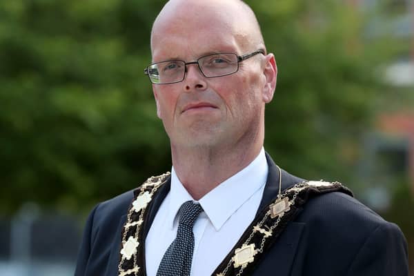 Mayor of Antrim and Newtownabbey, Councillor Jim Montgomery