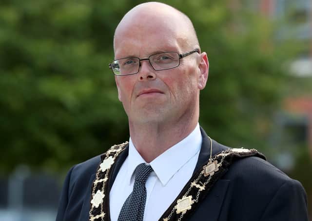 Mayor of Antrim and Newtownabbey, Councillor Jim Montgomery