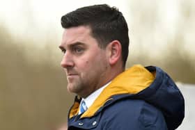 Loughgall manager Dean Smith.