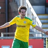 Cliftonville’s Michael McCrudden celebrates scoring against Crusaders. Picture by Stephen Hamilton/Inpho