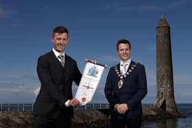 World Superbike racing champion Dr Jonathan Rea MBE has been conferred with the Freedom of the Borough at a special ceremony hosted by the Mayor of  Mid and East Antrim, Councillor Peter Johnston.