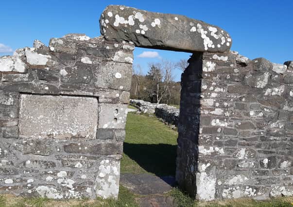 The entrance to the old church at the Nendrum Monastic Site on the shores of Strangford Lough. Picture: Darryl Armitage