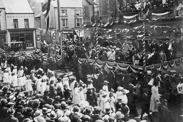 Children’s Parade, Peace Day, Lisburn, 1919. ILC&LM Collection