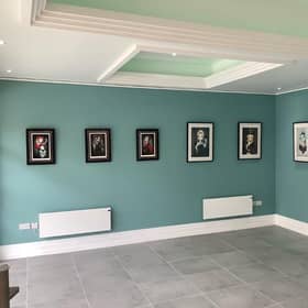 Emma's work is on display in a 'mini gallery' in the centre.