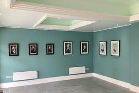 Emma's work is on display in a 'mini gallery' in the centre.