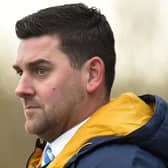 Loughgall manager Dean Smith.