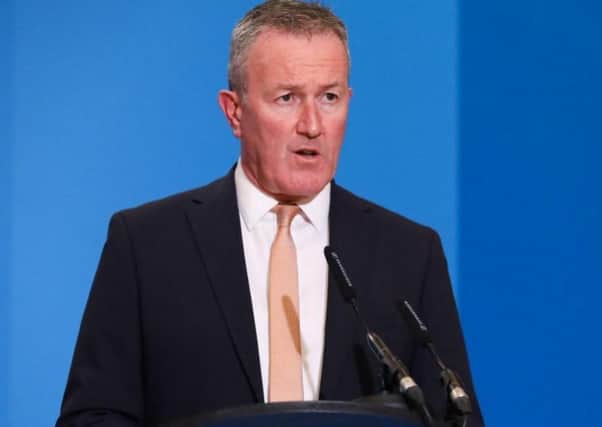 Finance Minister Conor Murphy pictured at a press conference in Parliament Buildings, Stormont. Credit: Pacemaker