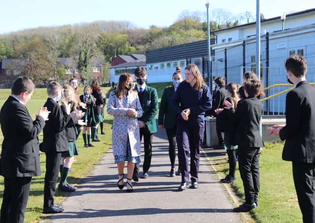 Hayley Agnew was welcomed to New Bridge recently