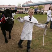 Sam Matchett from Portadown with his winning Aberdeen Agnus at the Balmoral Show in 2010. Picture: Mark Pearce/Presseye.com